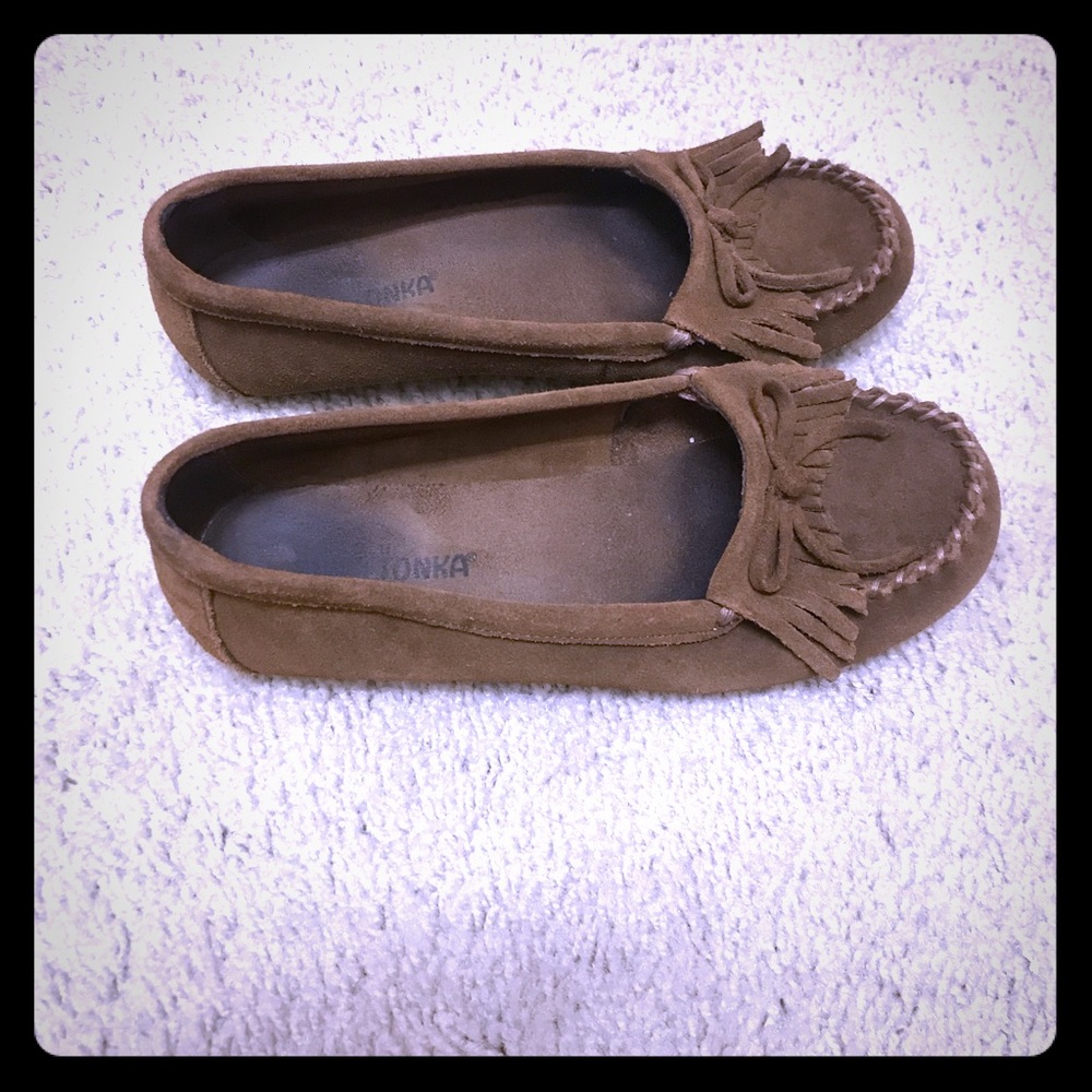 Minnetonka moccasins! Gently loved.